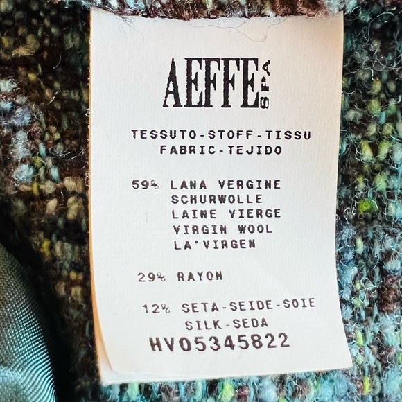 MOSCHINO Cheap and Chic Authentic Size 12 Jacket Virgin Wool Rayon Silk Blend - Picture 14 of 15